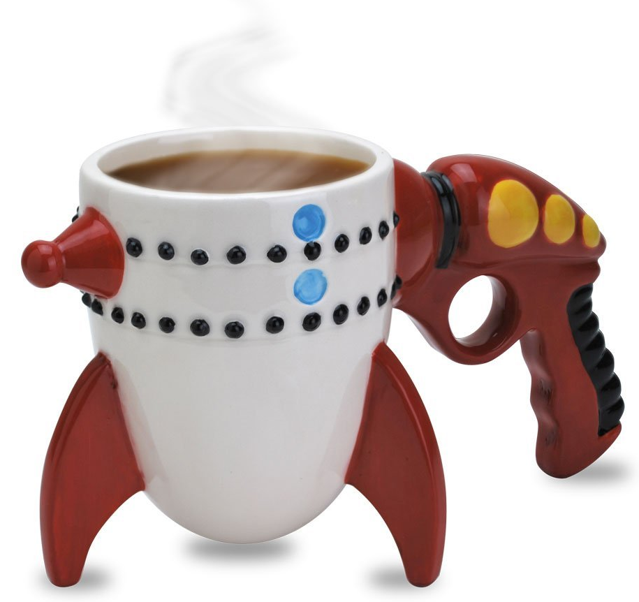 Ray Gun Alien Coffee Mug For Christmas 2012 Unique Gift Ideas
