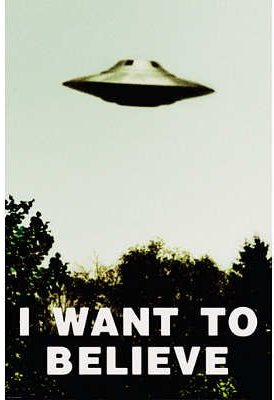 X-Files Poster I Want To Believe For Sale